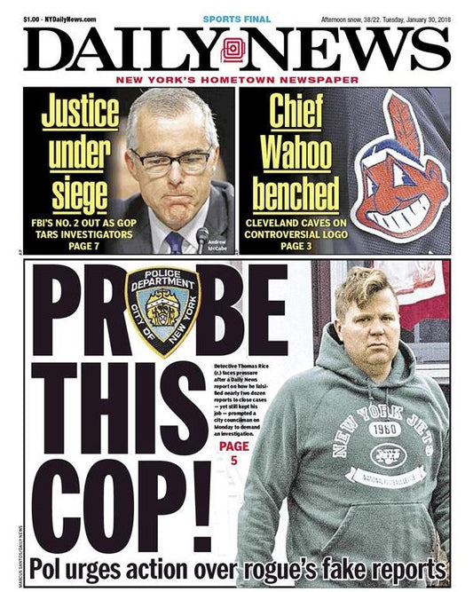New York Daily News - Tuesday, January, 30, 2018