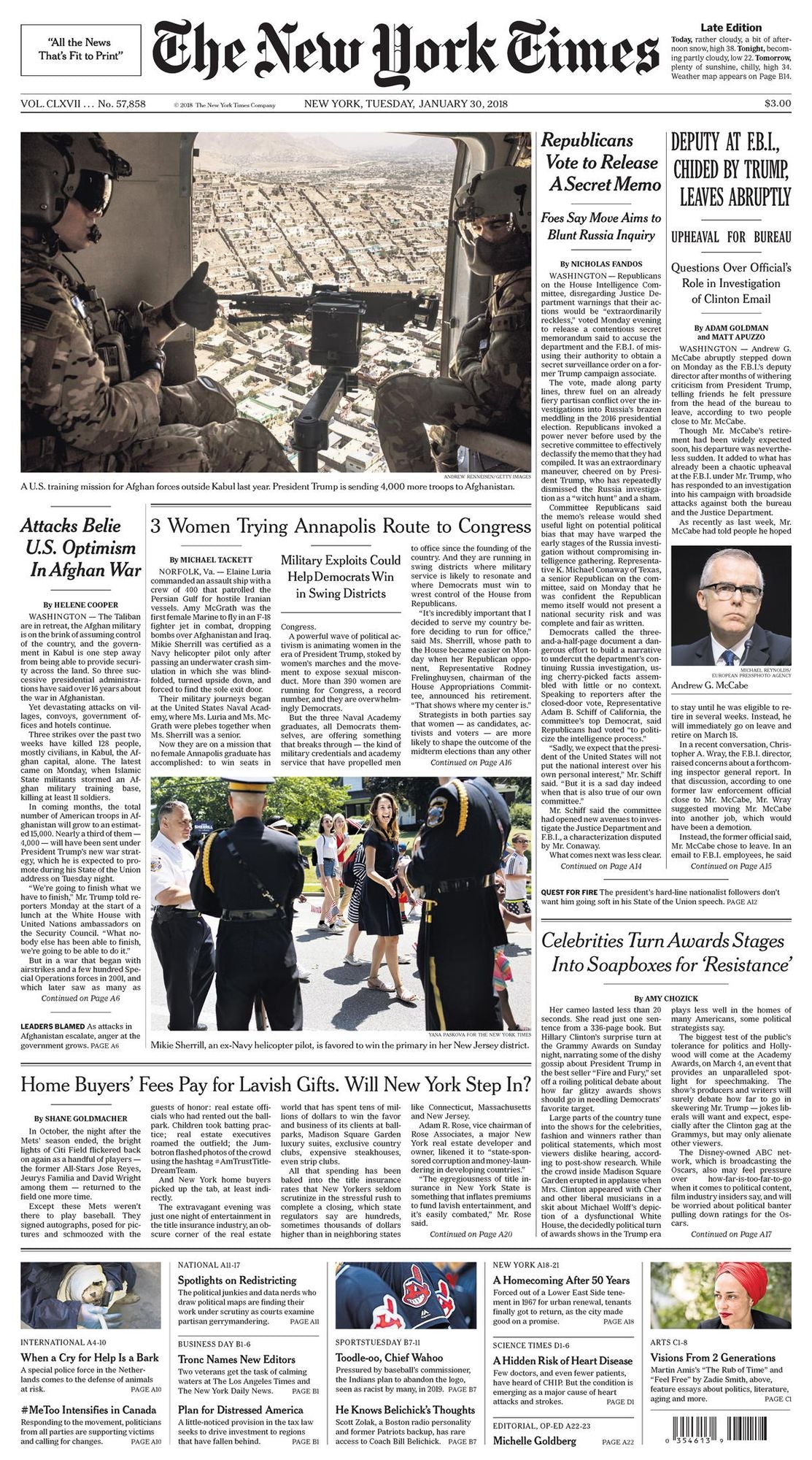 New York Times - 01/30/18