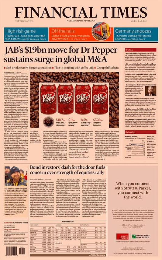 Financial Times - Tuesday, January, 30, 2018