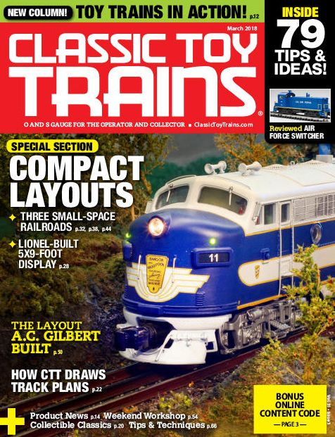 Classic Toy Trains - March 2018