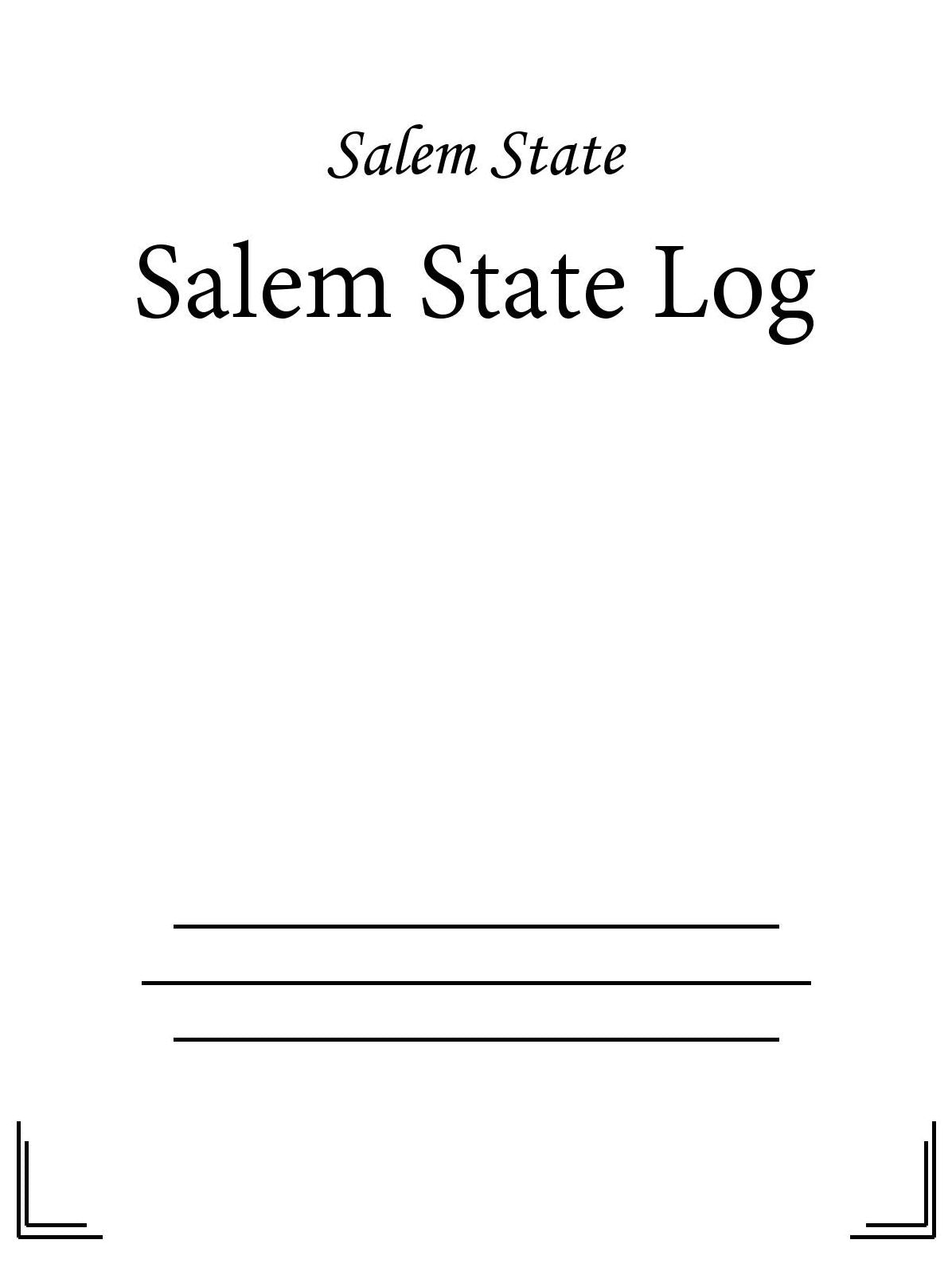 Salem State Log - 04/21/16