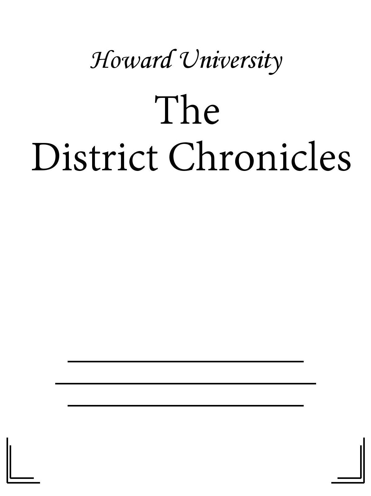 District Chronicles - 08/25/16