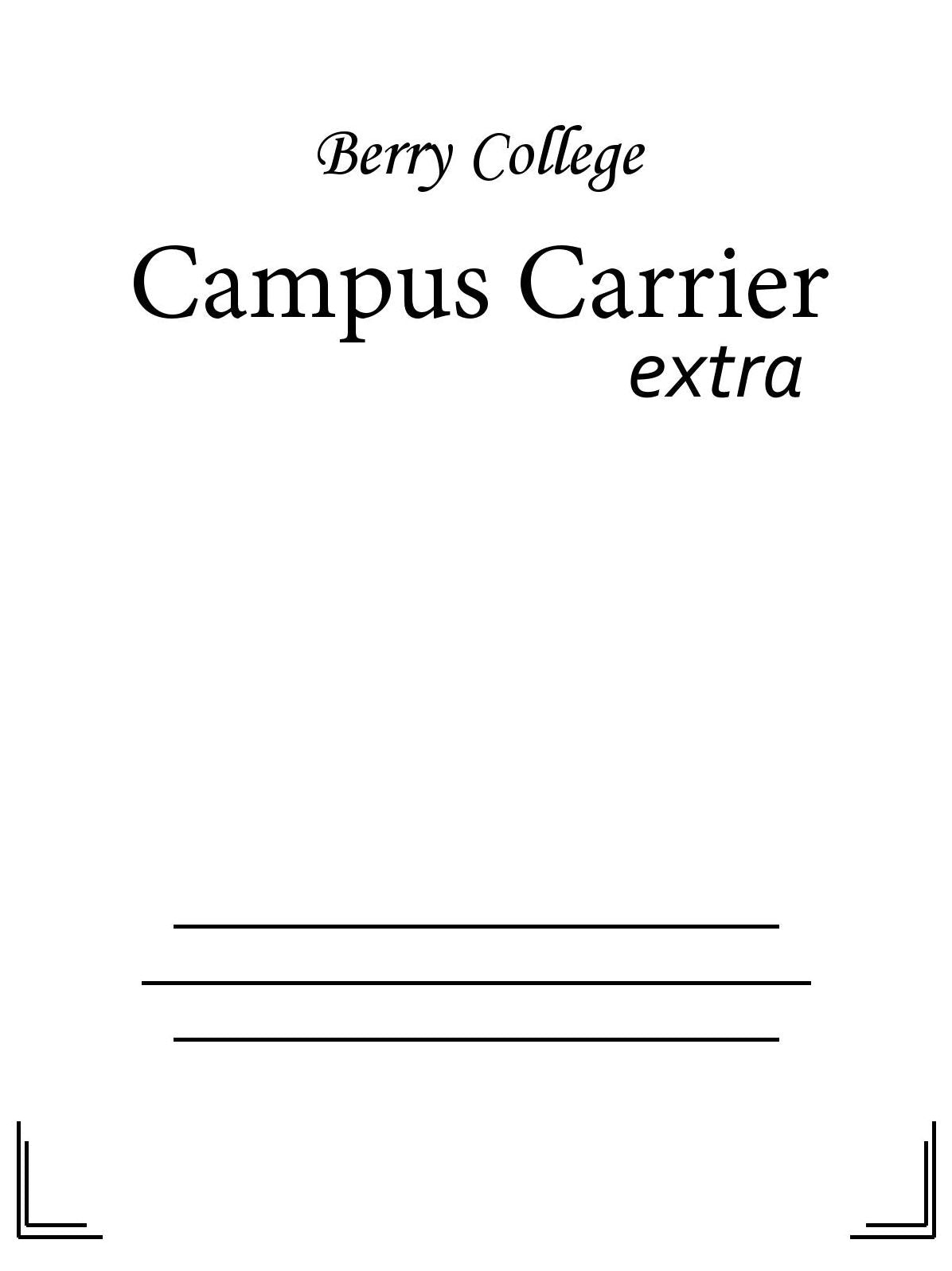 Campus Carrier - 09/10/16
