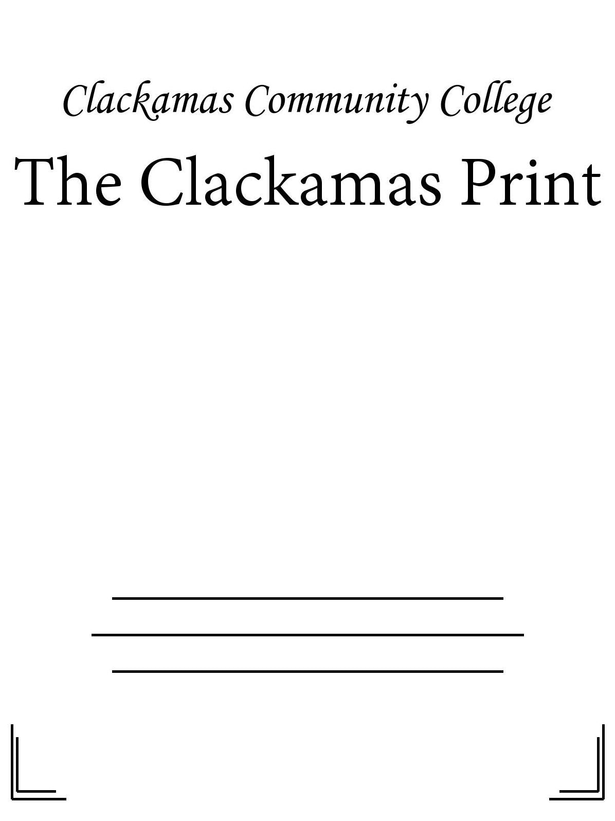 Clackamas Print - 06/01/16