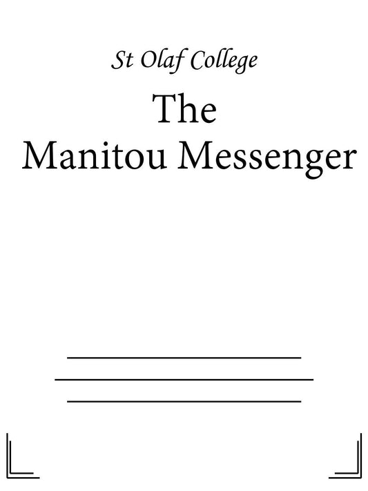 Manitou Messenger - 05/07/16