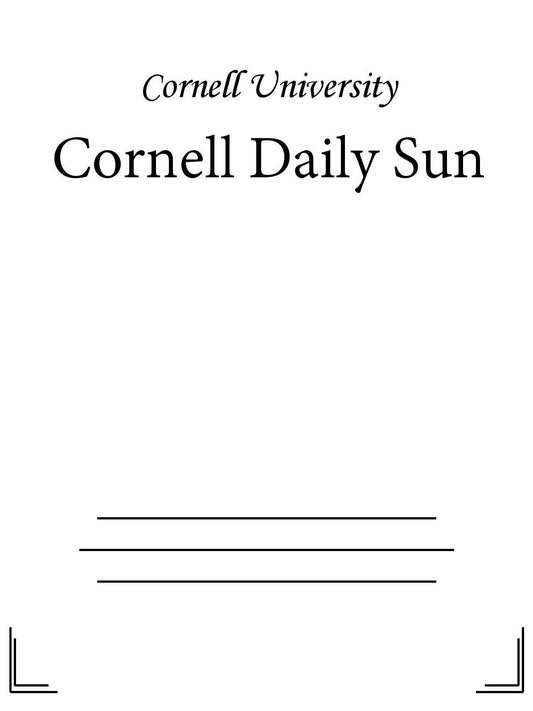 Cornell Daily Sun - 09/15/16