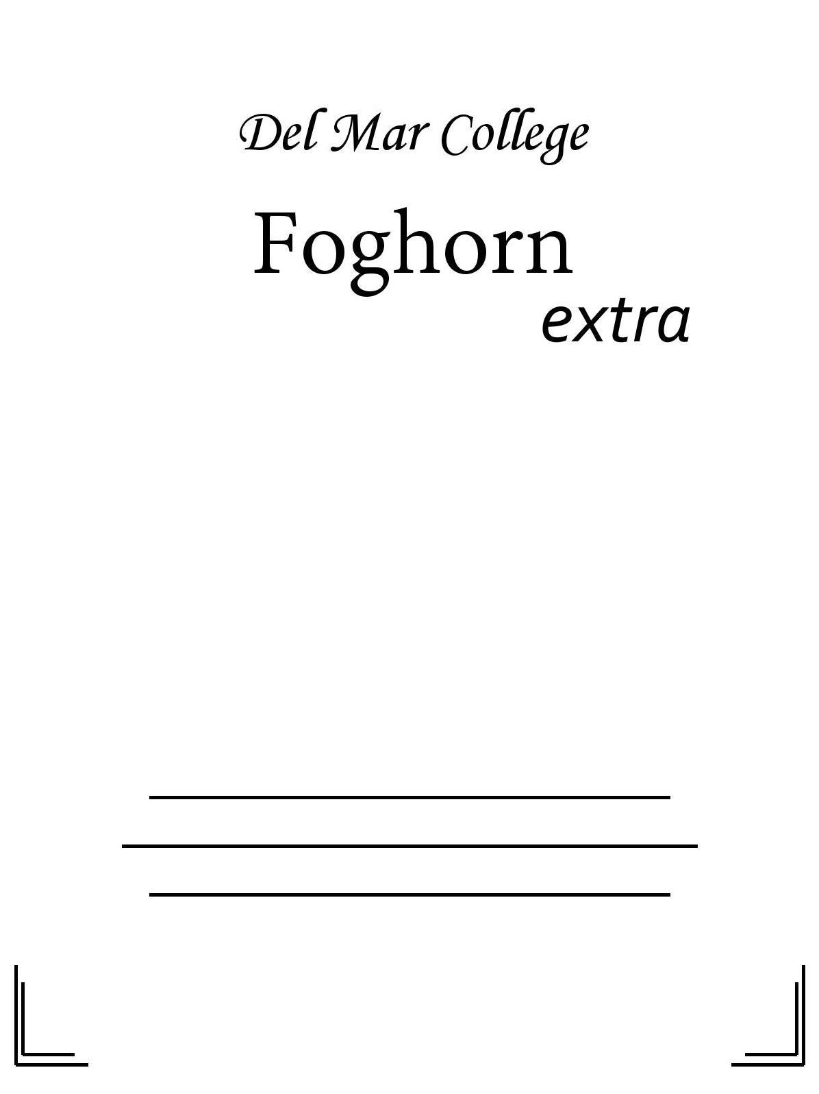 Foghorn - 09/15/16