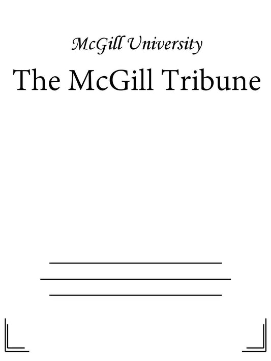McGill Tribune - 09/14/16