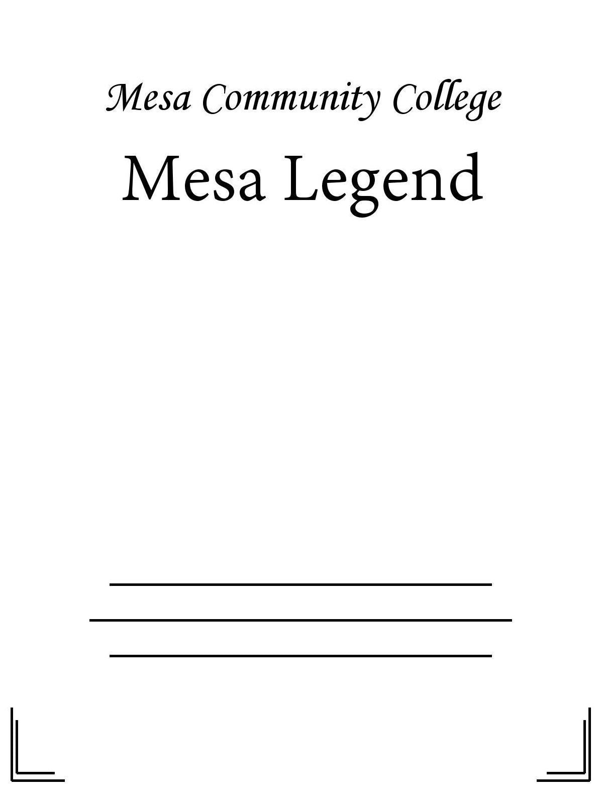 Mesa Legend - 09/15/16
