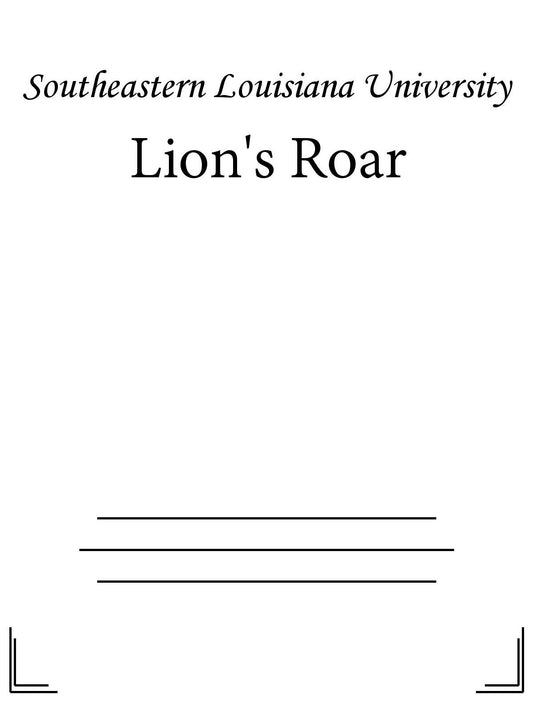 Lion's Roar - 09/14/16
