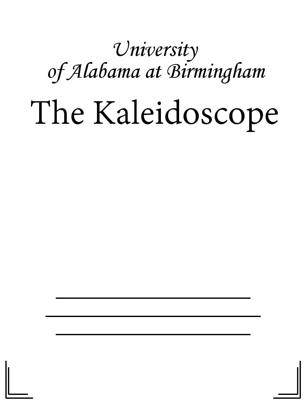Kaleidoscope - 09/15/16