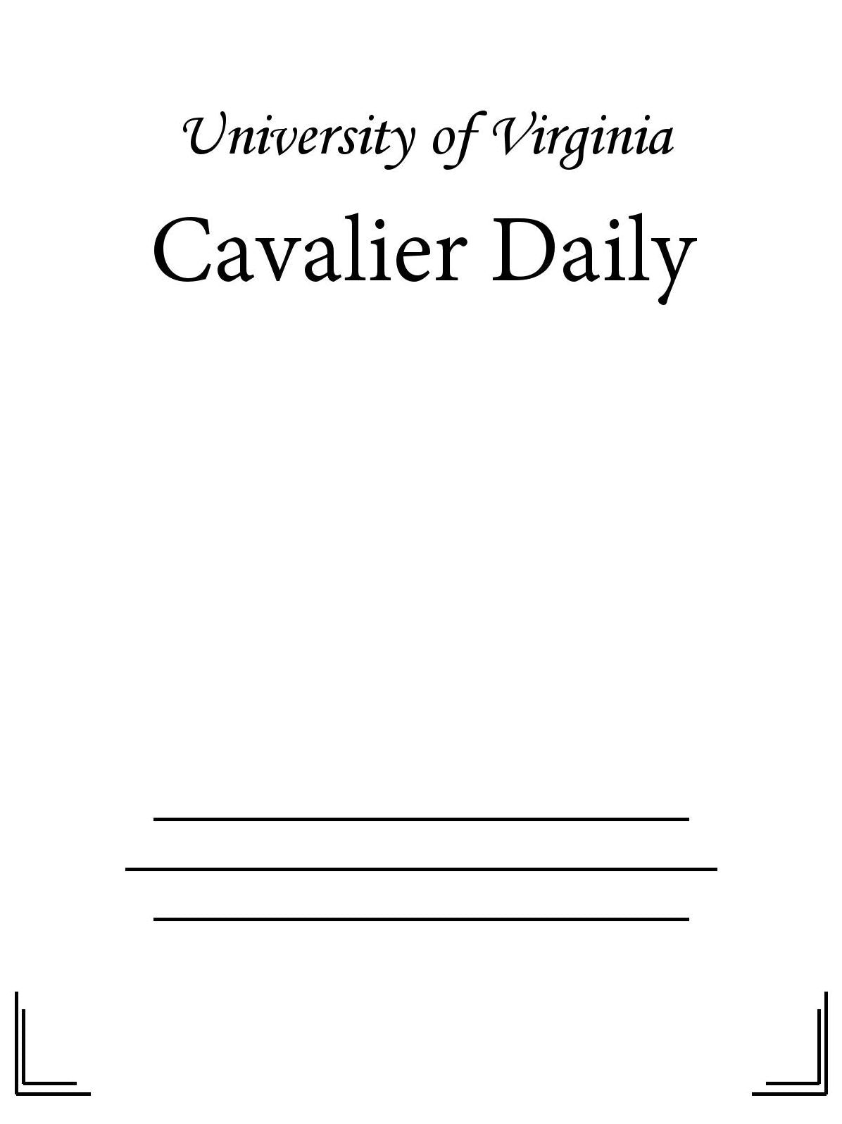 Cavalier Daily - 09/15/16
