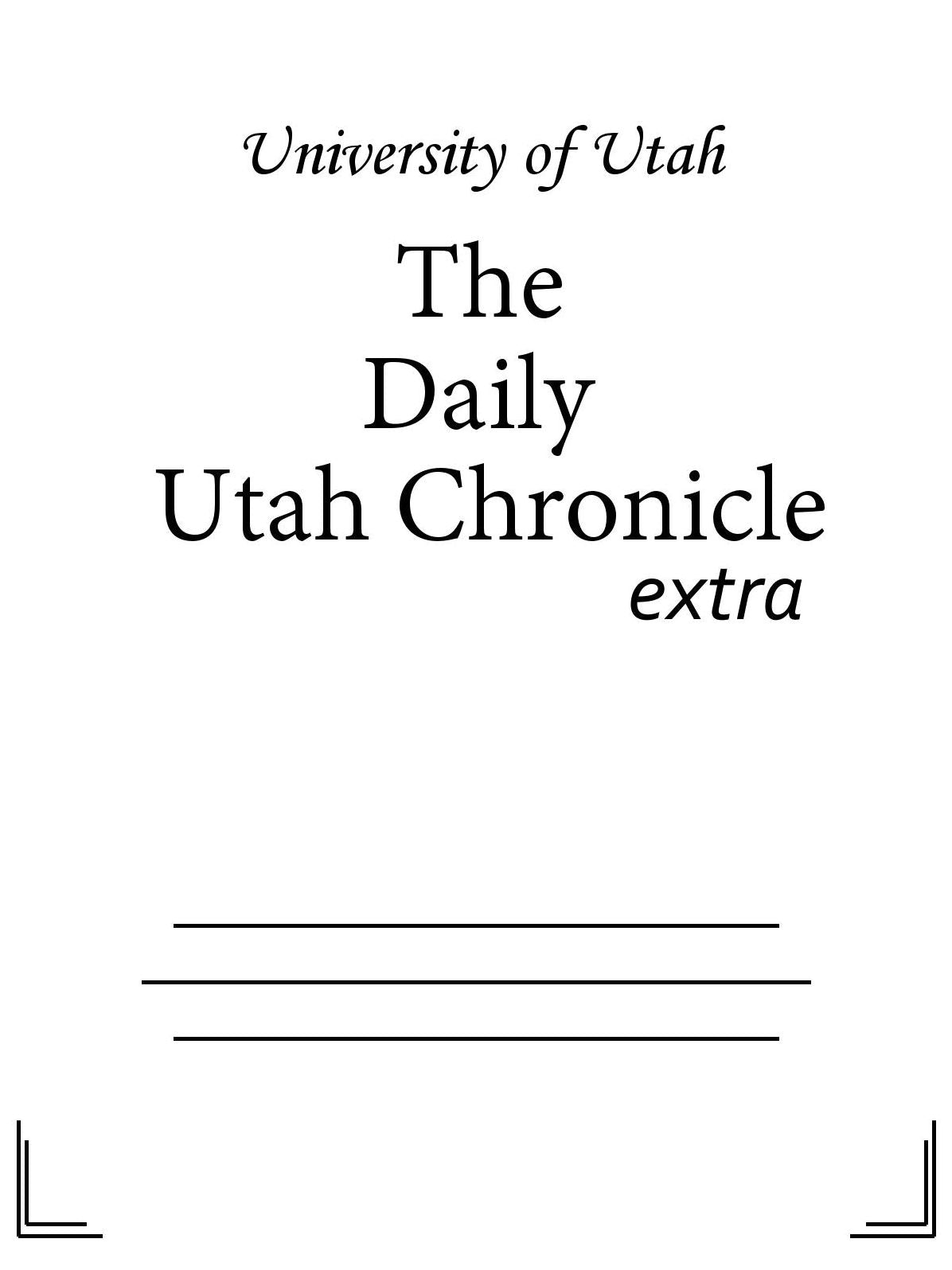 Daily Utah Chronicle - 09/15/16