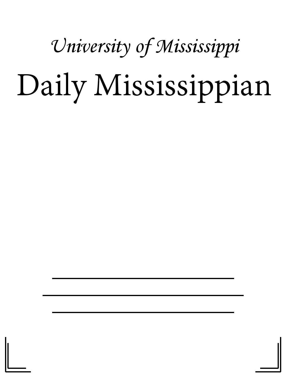 Daily Mississippian - 09/15/16
