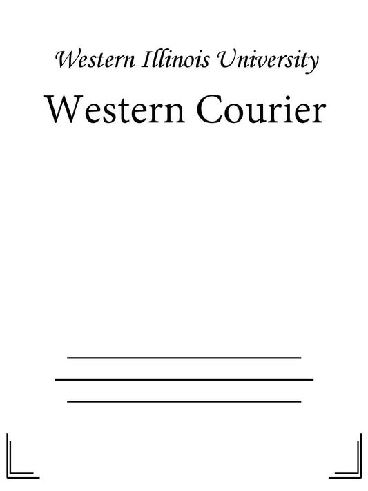 Western Courier - 09/15/16