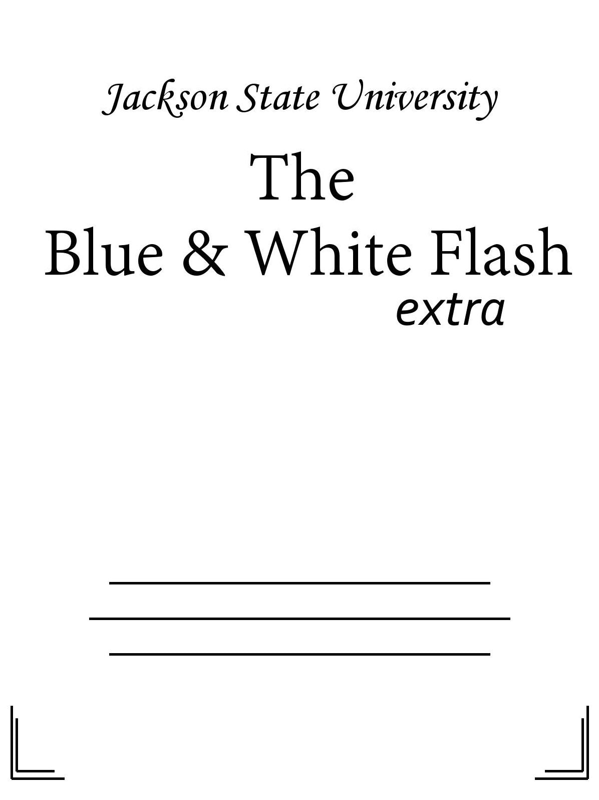 Blue & White Flash - 09/15/16
