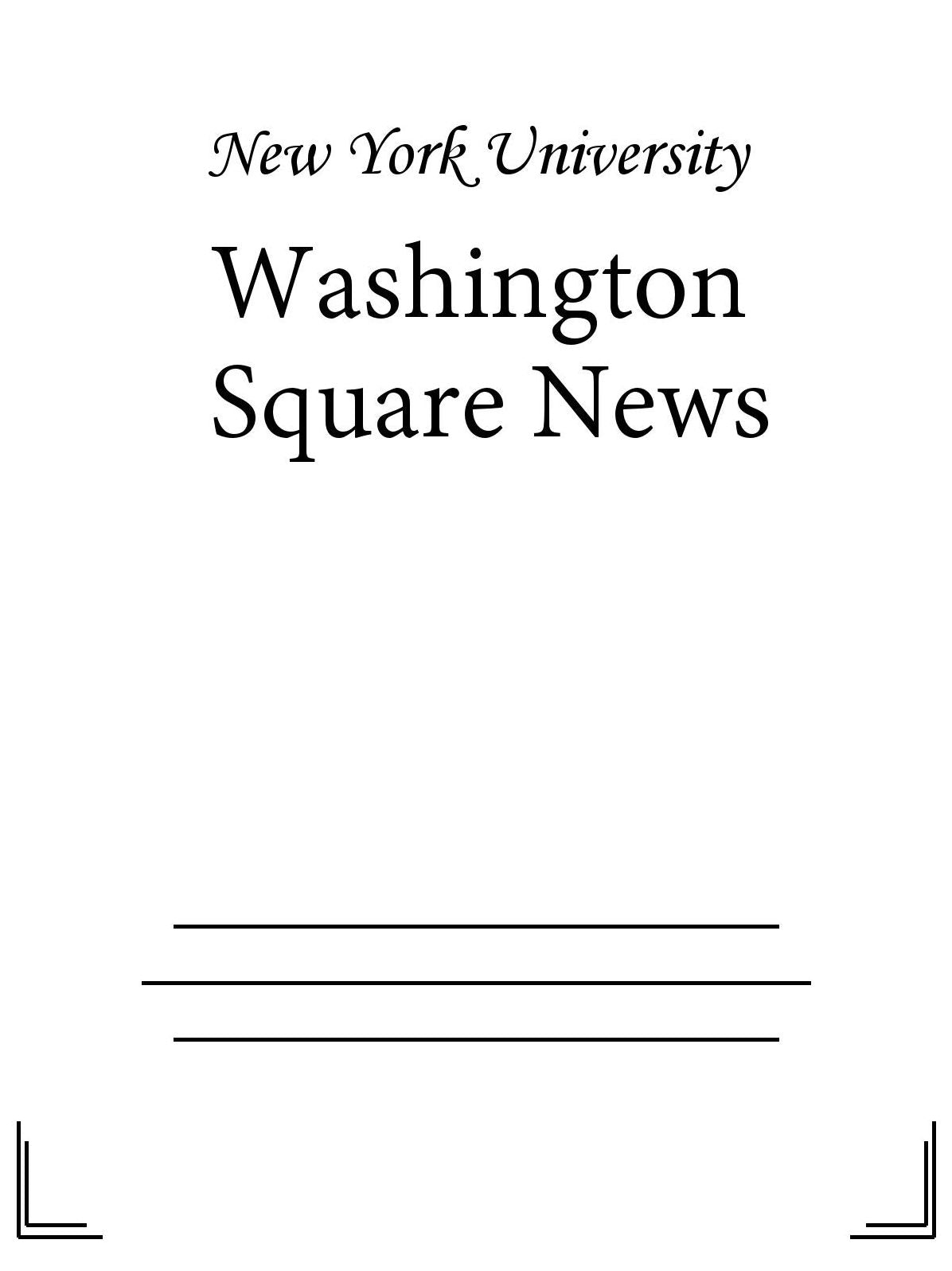 Washington Square News - 09/15/16