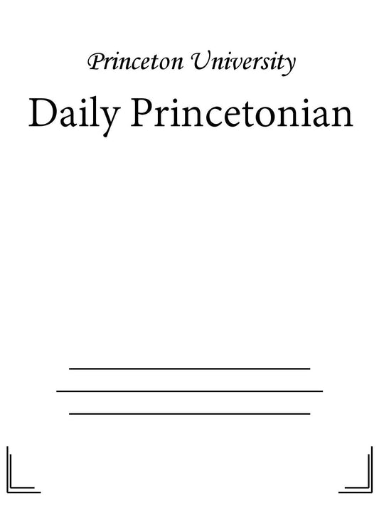 Daily Princetonian - 09/15/16