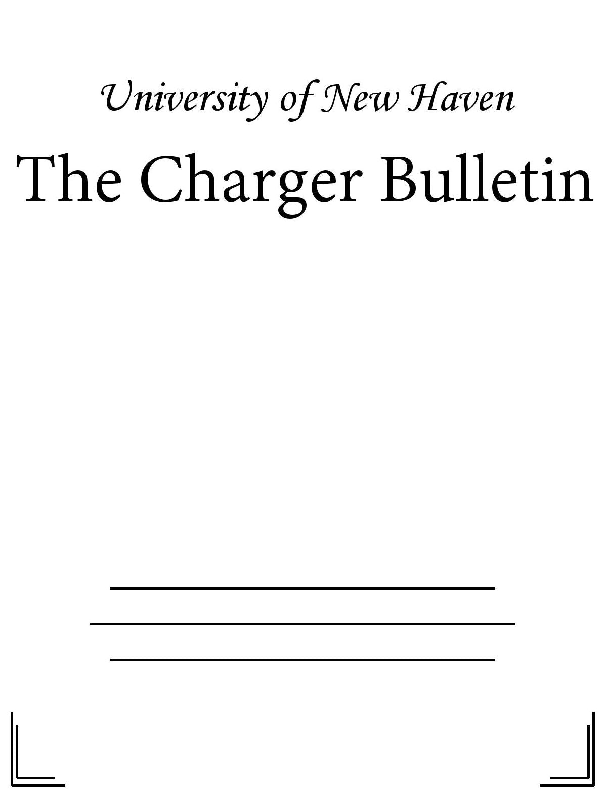 Charger Bulletin - 09/15/16