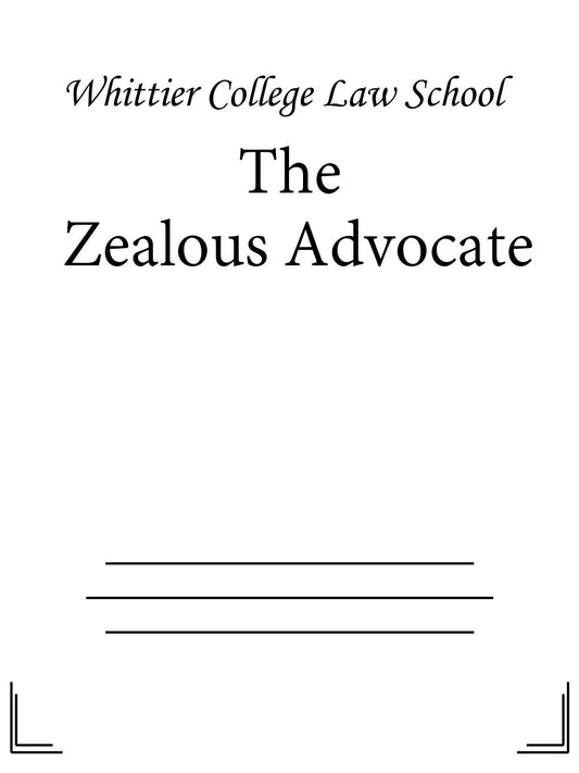 Zealous Advocate - 02/19/16