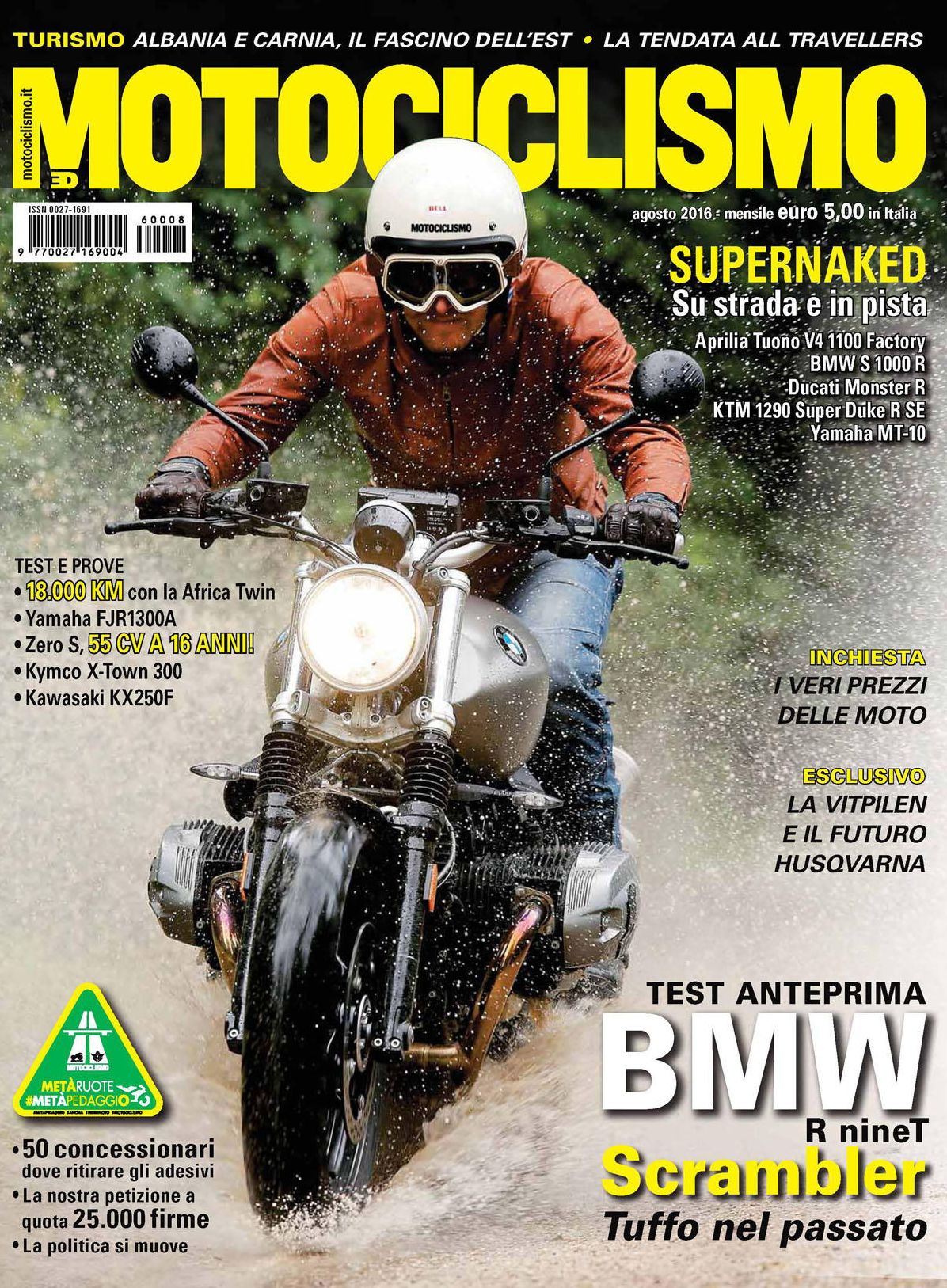 Motociclismo - Edizione per l'Italia - August 2016
