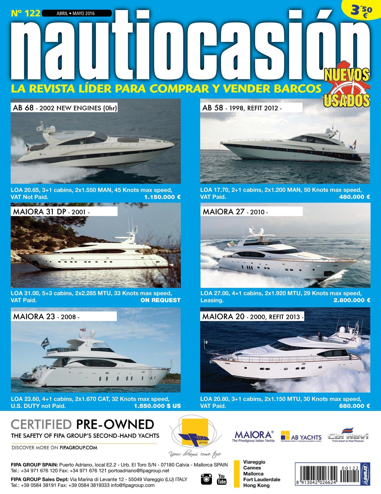 Nautiocasión - No. 122 / Abril-Mayo 2016