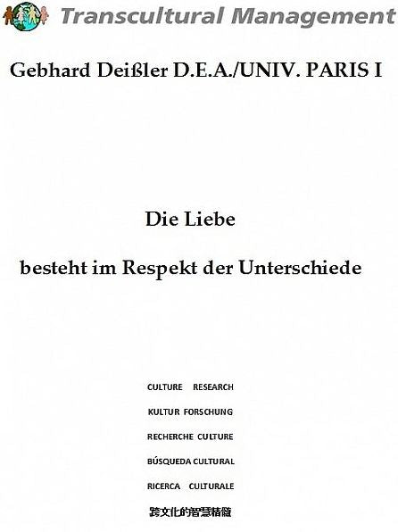 Die Liebe besteht im Respekt der Unterschiede
