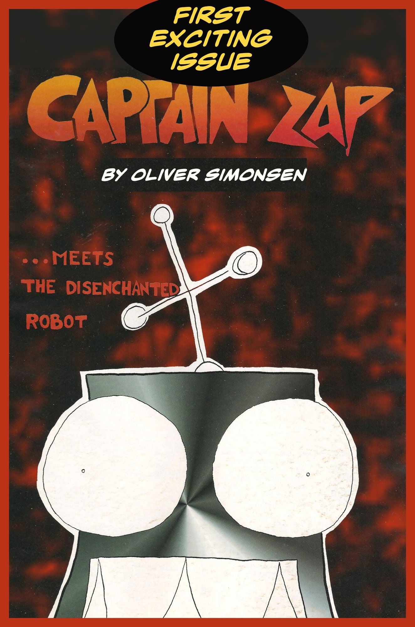 Captain Zap meets the disenchanted robot.