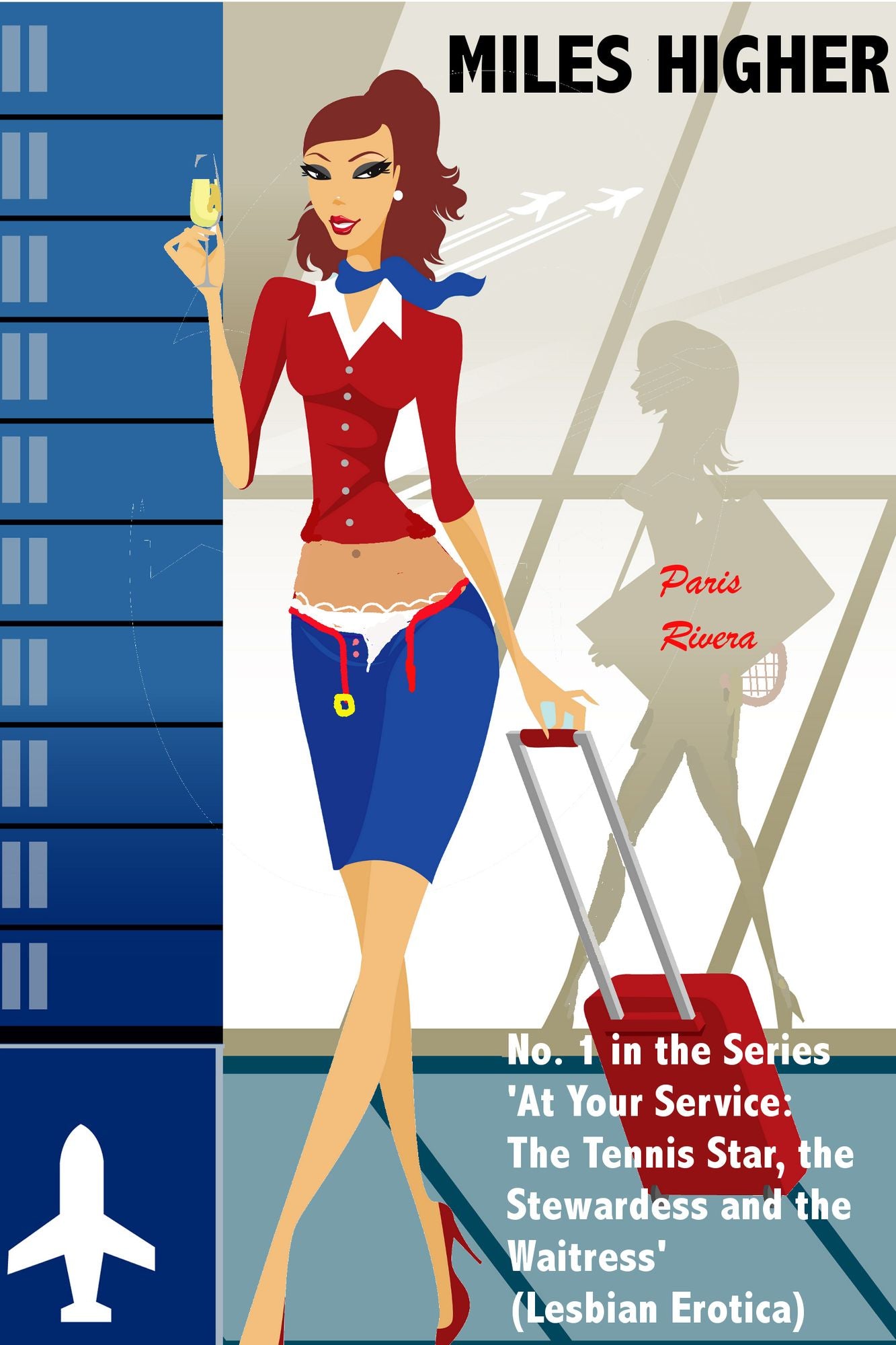 Miles Higher, No. 1 in the series 'At Your Service: The Tennis Star and her Stewardess' (lesbian seduction)