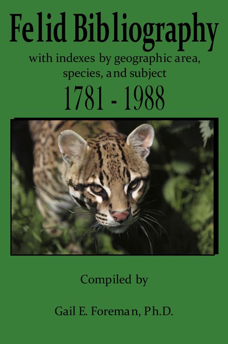 Felid Bibliography 1781-1988