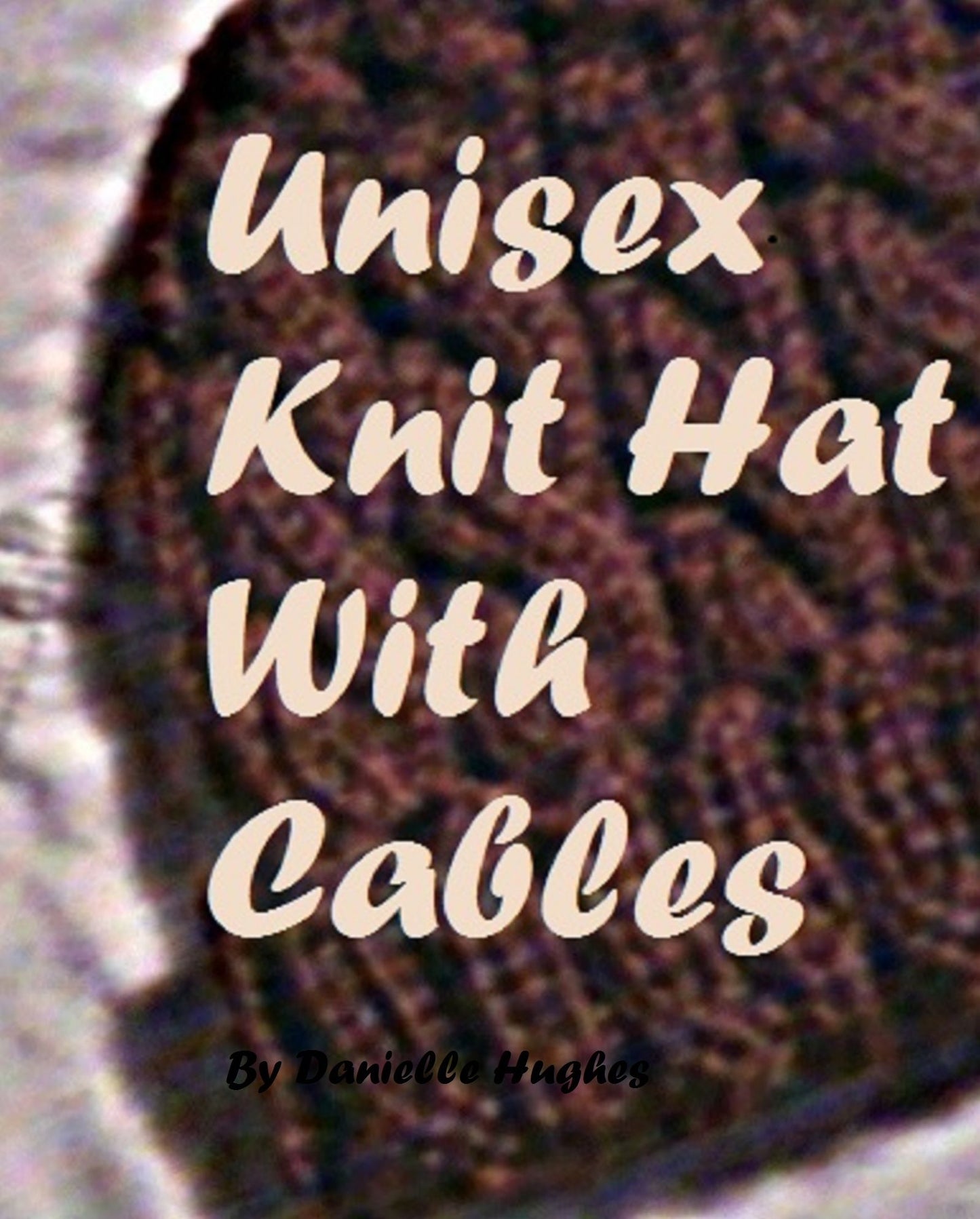 Unisex Knit Hat With Cables
