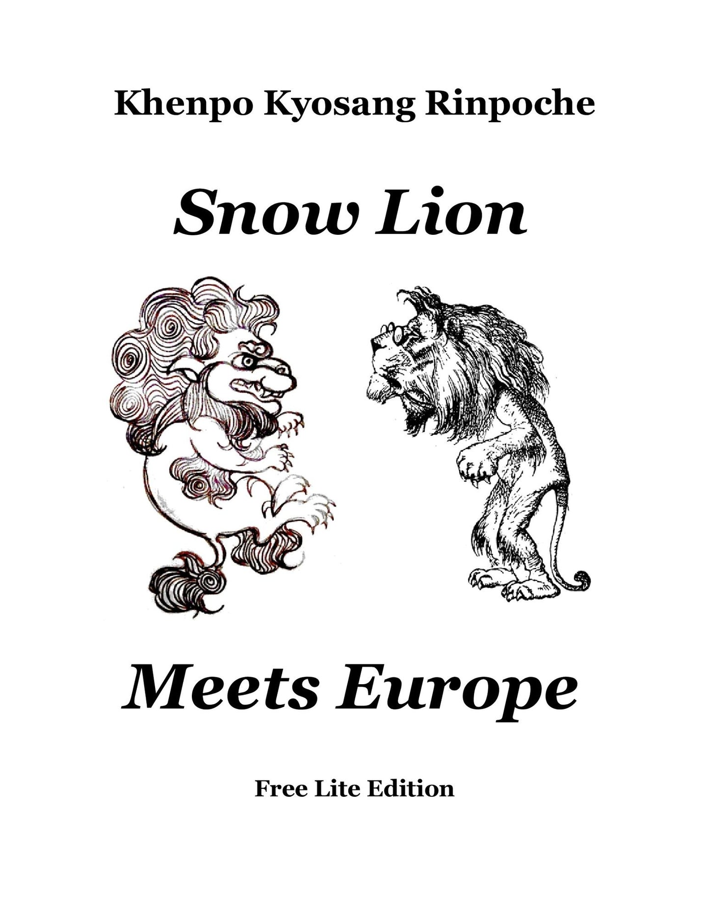 Snow Lion Faces Europe