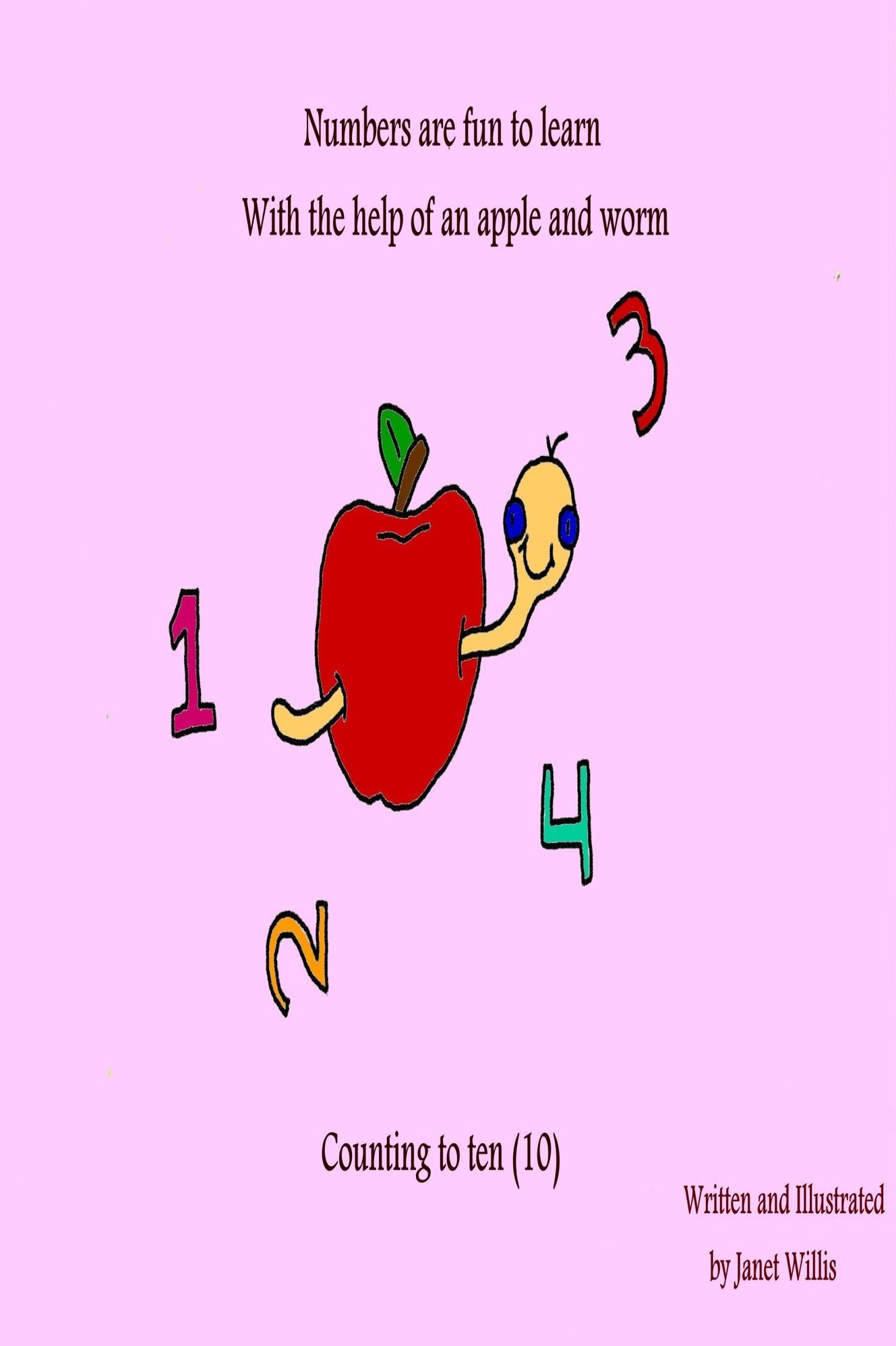 Numbers Are Fun To Learn, With The Help Of An Apple And Worm