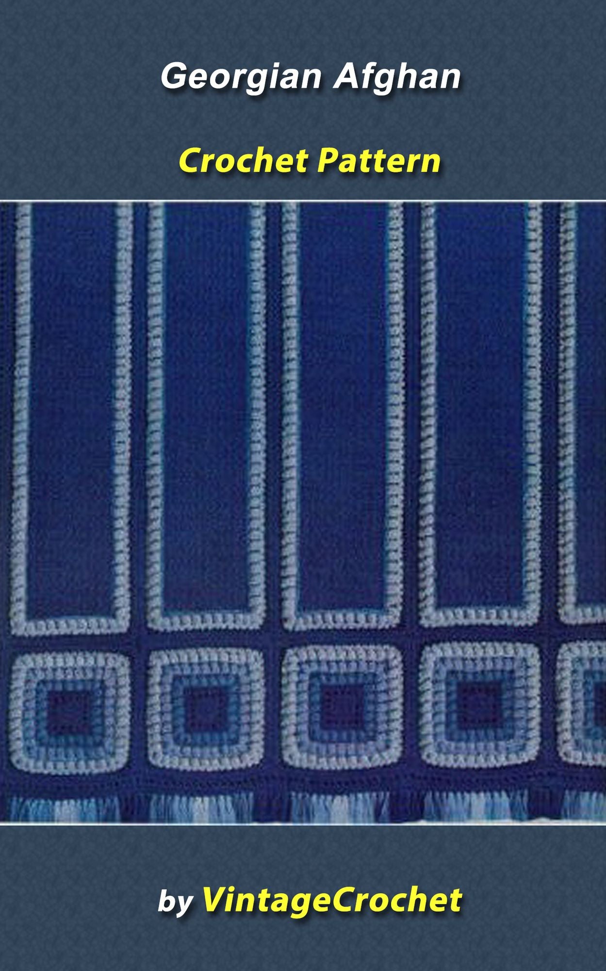 Georgian Afghan Vintage Crochet Pattern