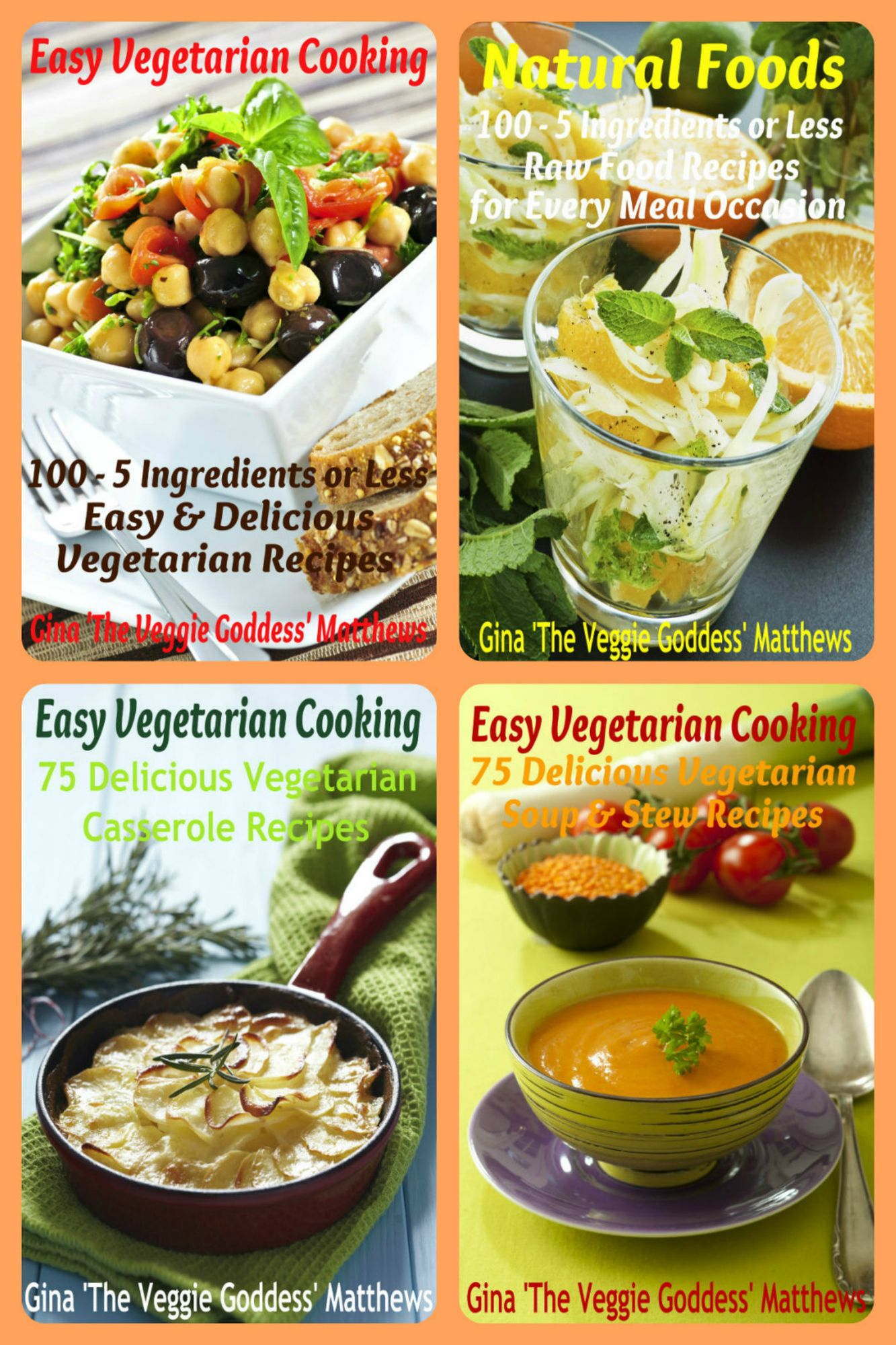 The Veggie Goddess Vegetarian Cookbook Collection: Volumes 1-4