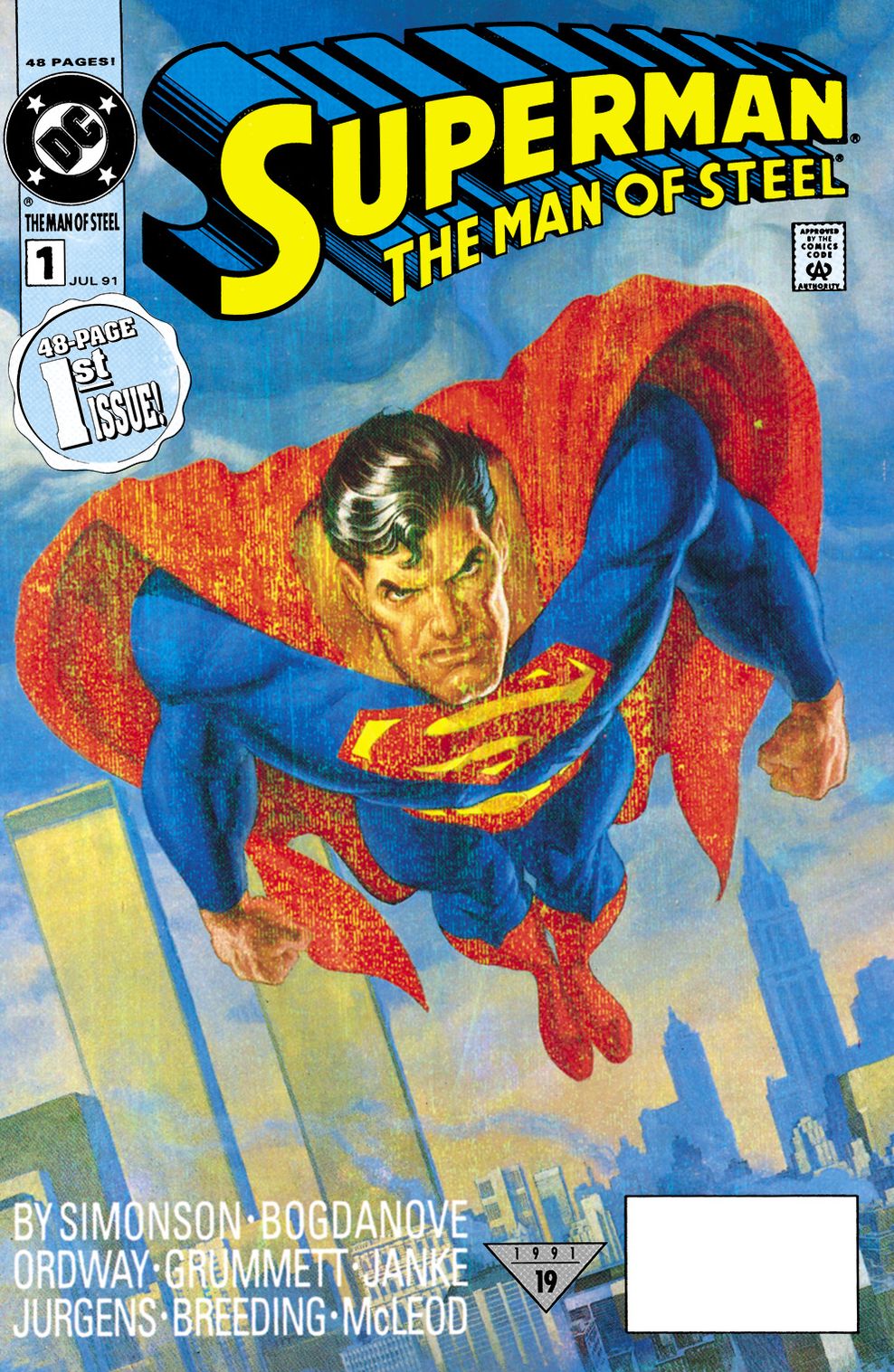 Superman: The Man of Steel #1 (1991-2003) (NOOK Comics with Zoom View)