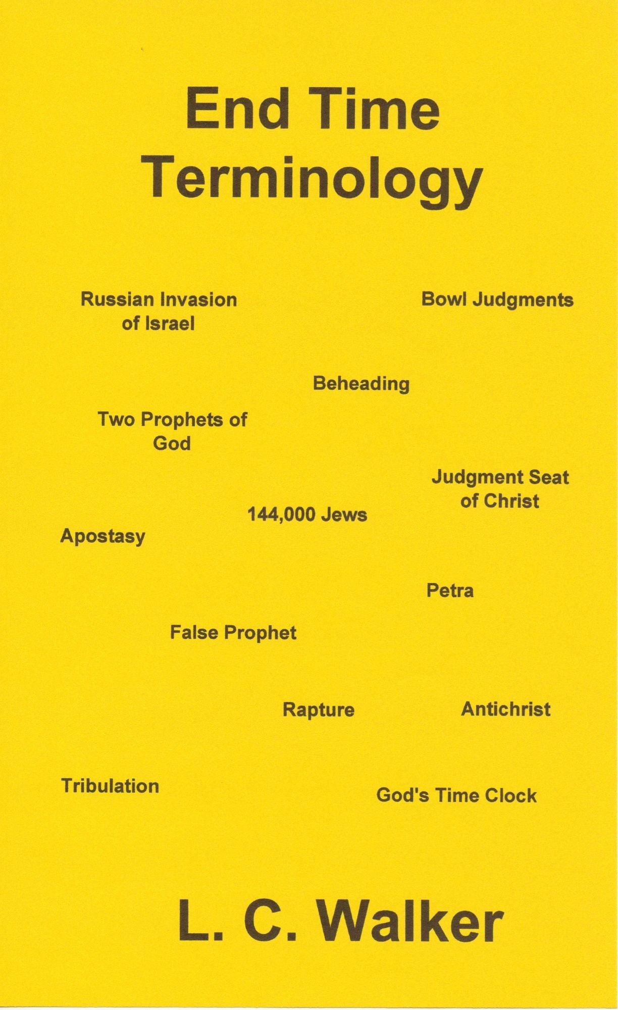 End Time Terminology