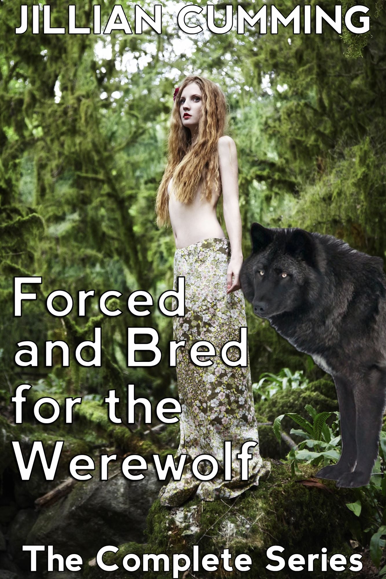 Forced and Bred for the Werewolf (Reluctant Monster Romance Series)