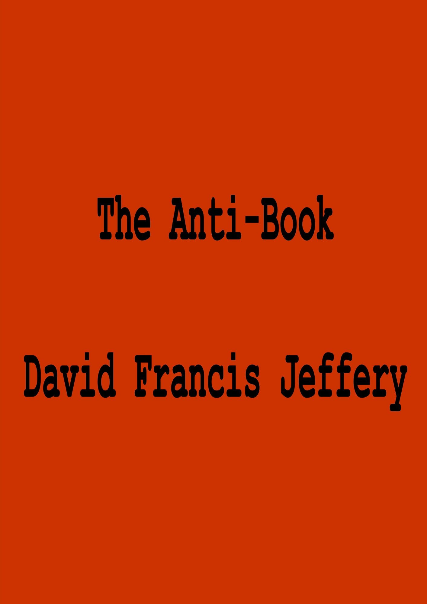 The Anti Book