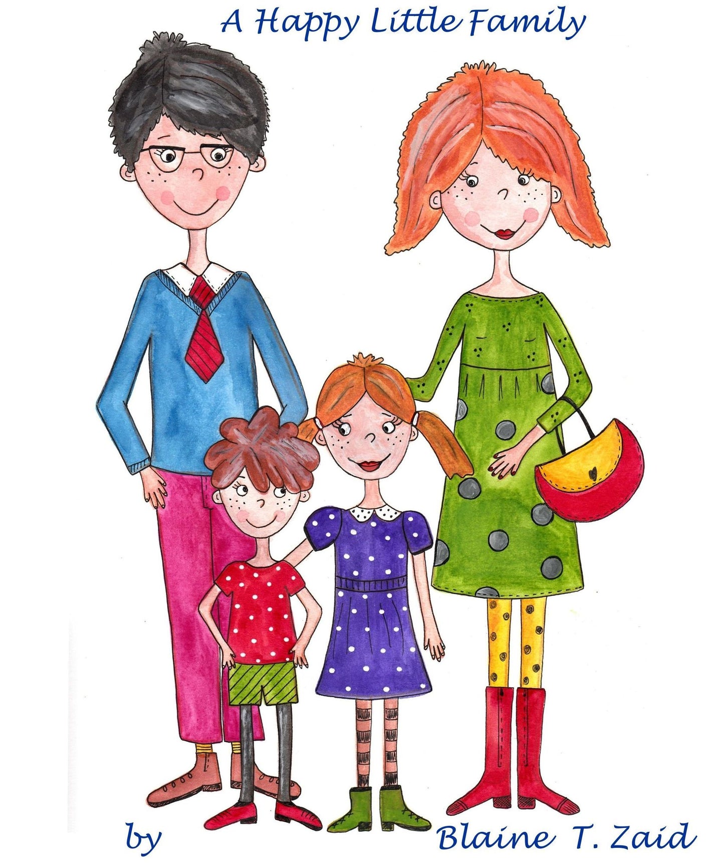 A Happy Little Family (Childrens picture book)