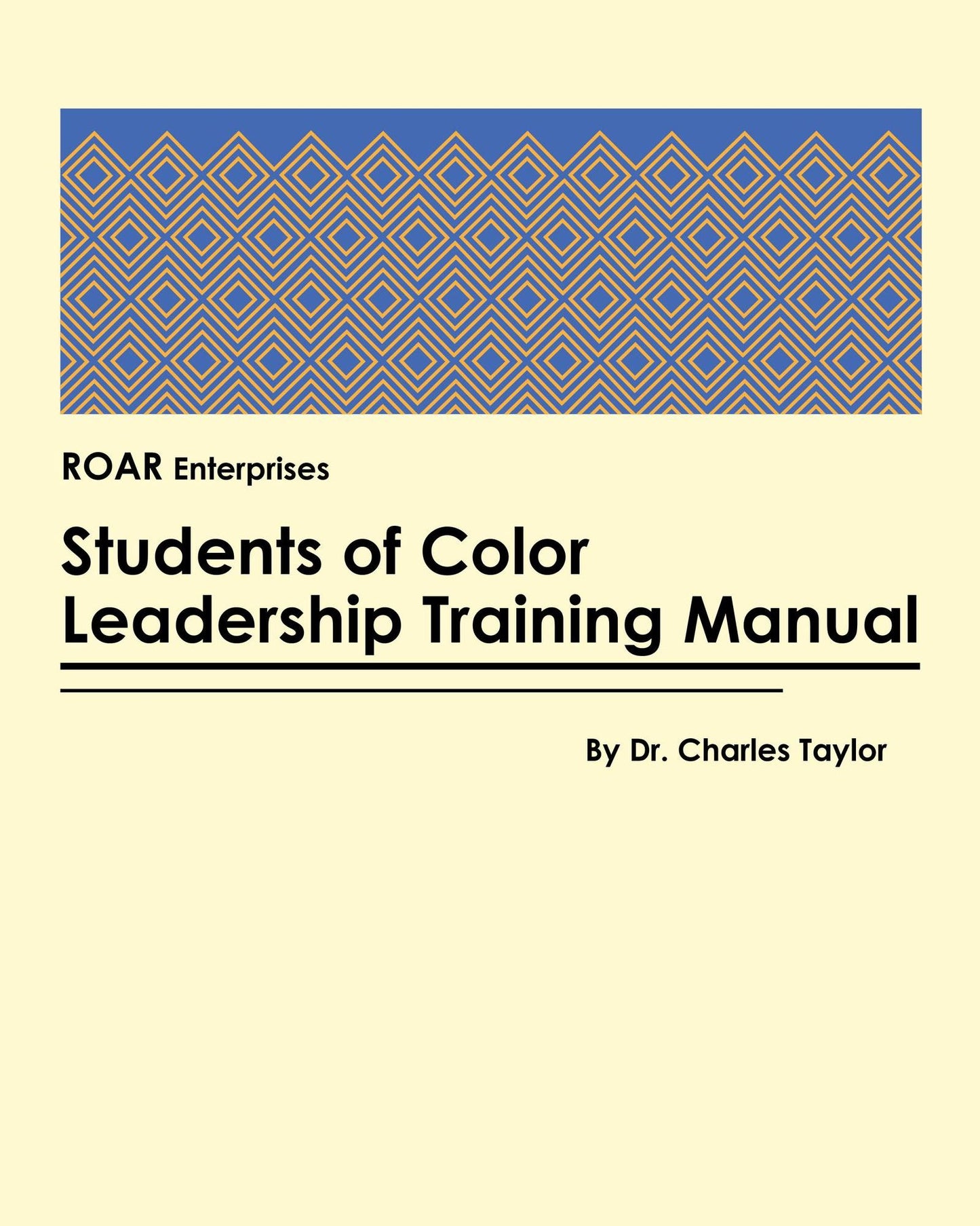 Students of Color Leadership Training Manual