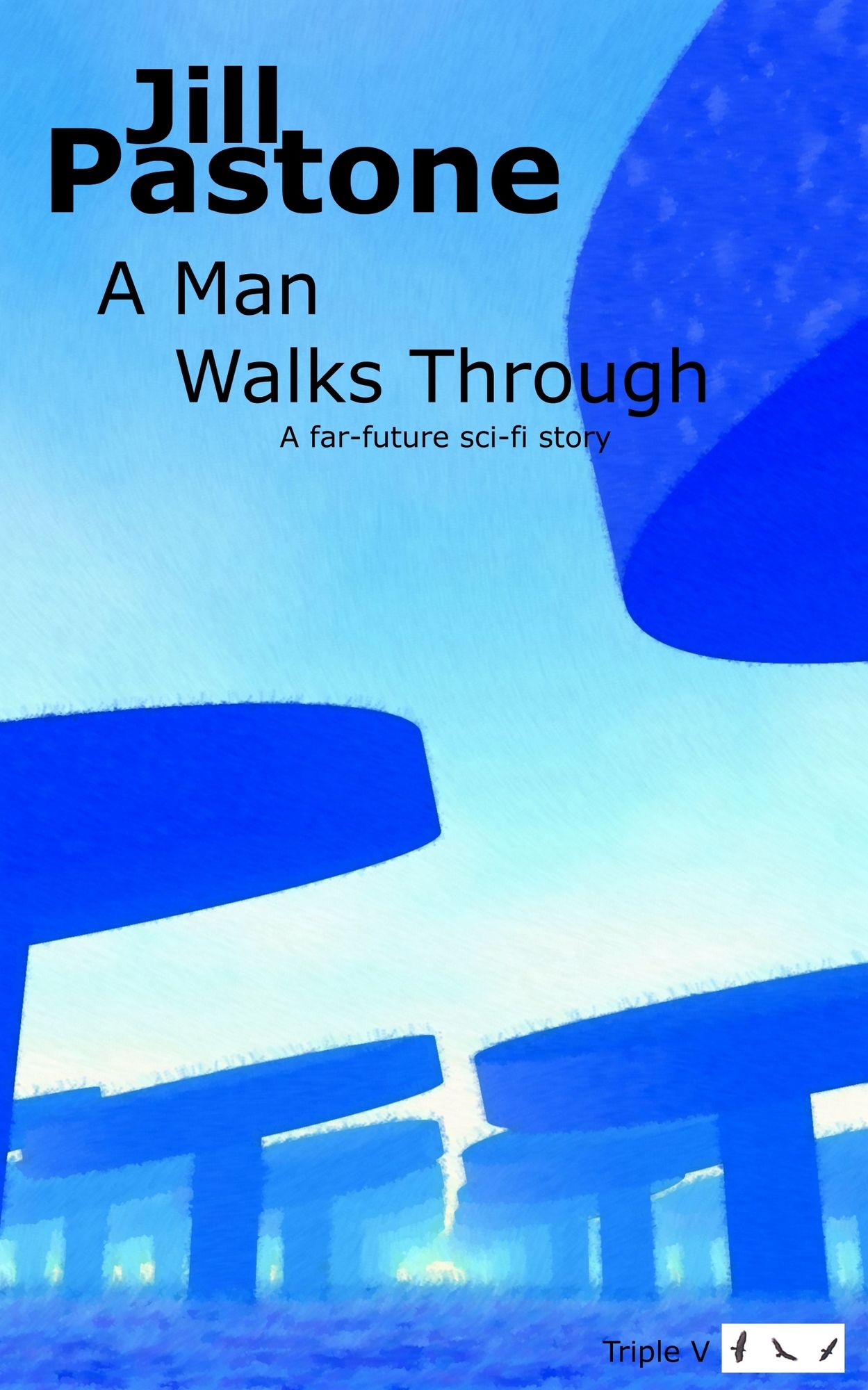 A Man Walks Through
