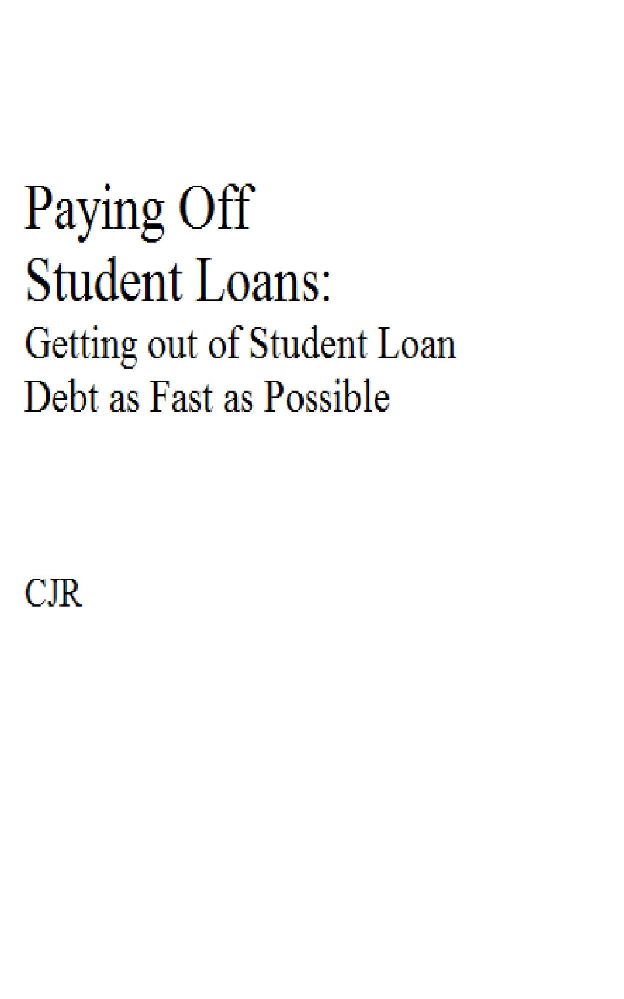 Paying Off Student Loans