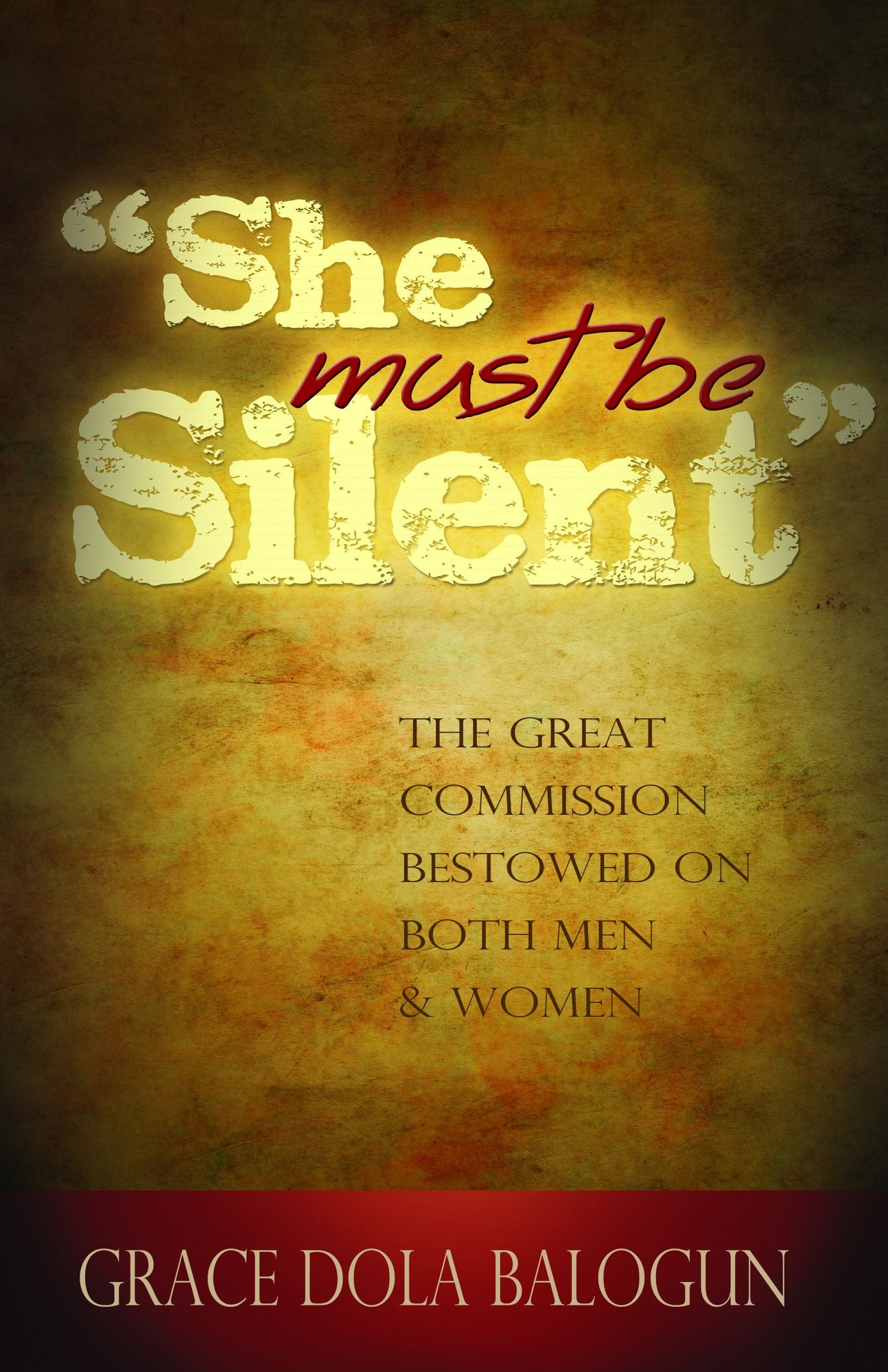 "She Must Be Silent"