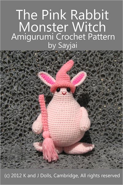 The Pink Rabbit Monster Witch Amigurumi Crochet Pattern