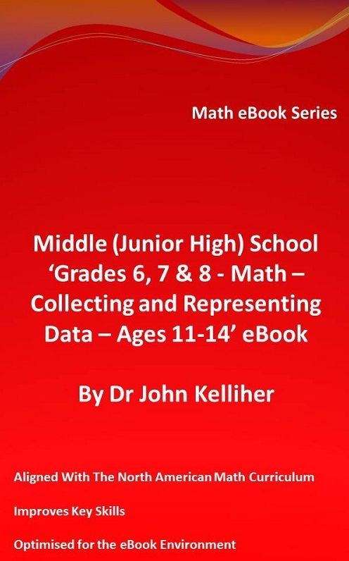 Middle (Junior High) School 'Grades 6, 7 & 8 - Math - Collecting and Representing Data - Ages 11-14' eBook