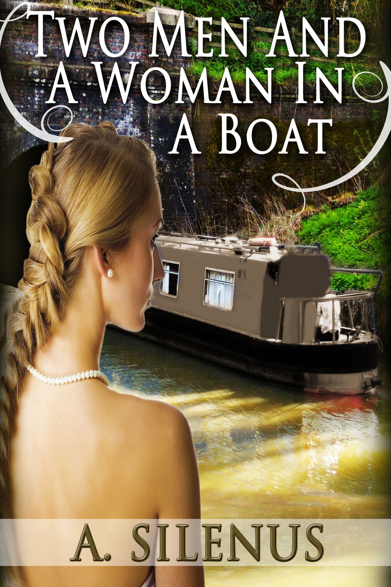 Two Men and a Woman in a Boat