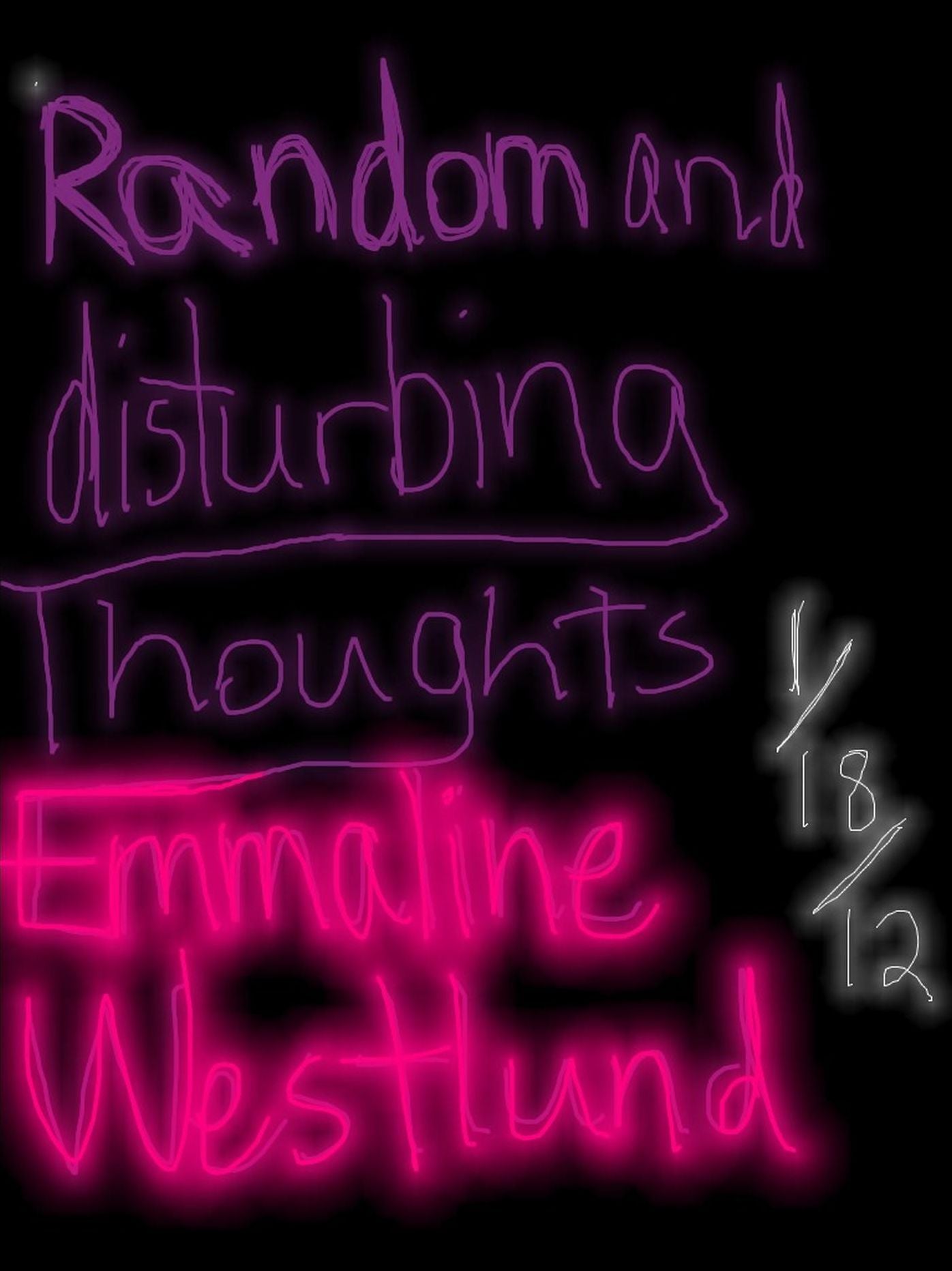 Random and Disturbing Thoughts