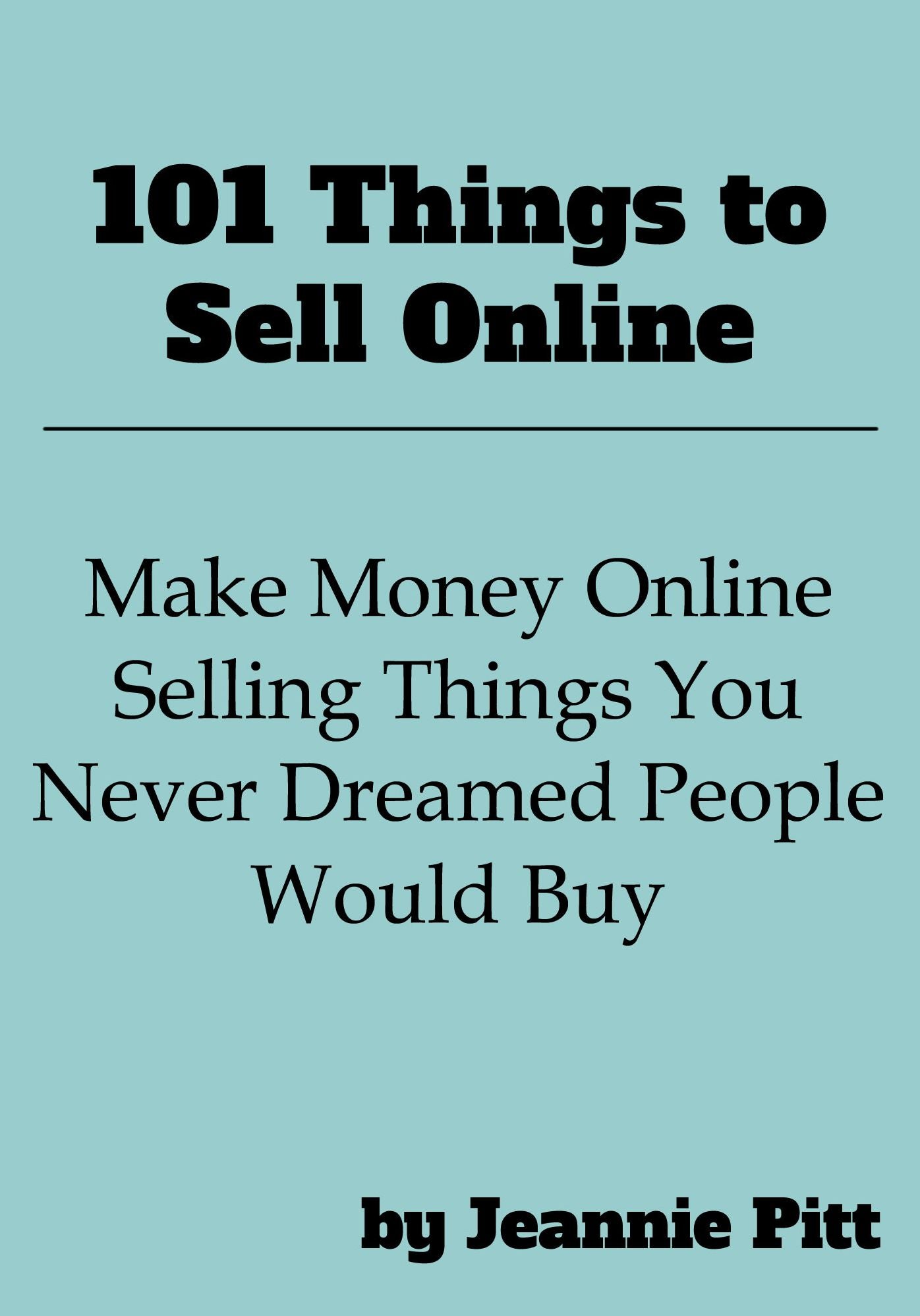 101 Things to Sell Online