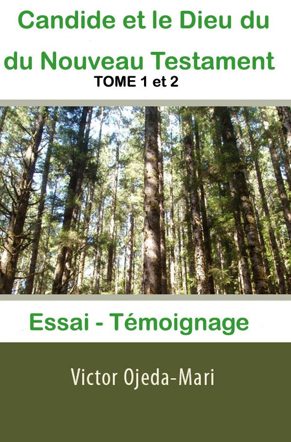TOME 1 et 2: Candide et le Dieu du Nouveau Testament - Essai et Témoignage